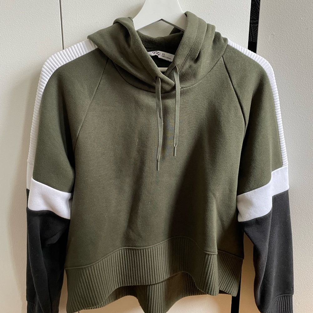 Green hoodie